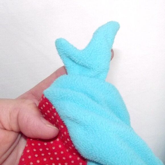 NICK & NORA Footie Pajamas/Union Suit, S, SHARK, Aqua Blue, Long sleeve, Zipper - Picture 11 of 14